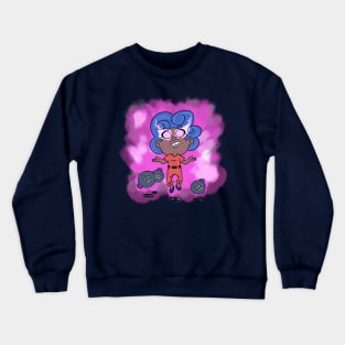 Lastrex Labs: Chibi Zoe Powering Up Crewneck Sweatshirt